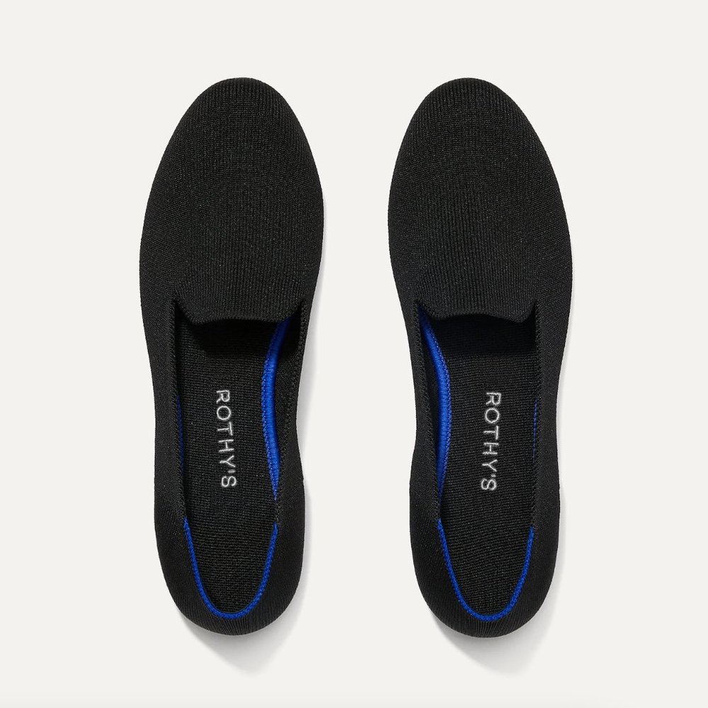 Rothy's "The Loafer" in Black 7.5 *EUC*